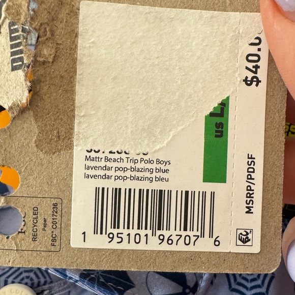 PUMA BOYS NWT Mattr Beach Print Lavender And Blue‎ Beach Balls Umbrellas Size L - Picture 7 of 9